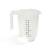 Gifi Lot de 3 verres mesureur 250/500/1000ml plastique blanc transparent Hot