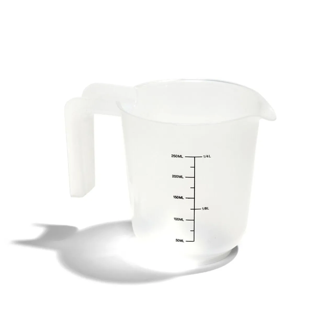Gifi Lot de 3 verres mesureur 250/500/1000ml plastique blanc transparent Hot