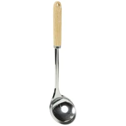 Gifi Louche en inox avec manche en bois Hot