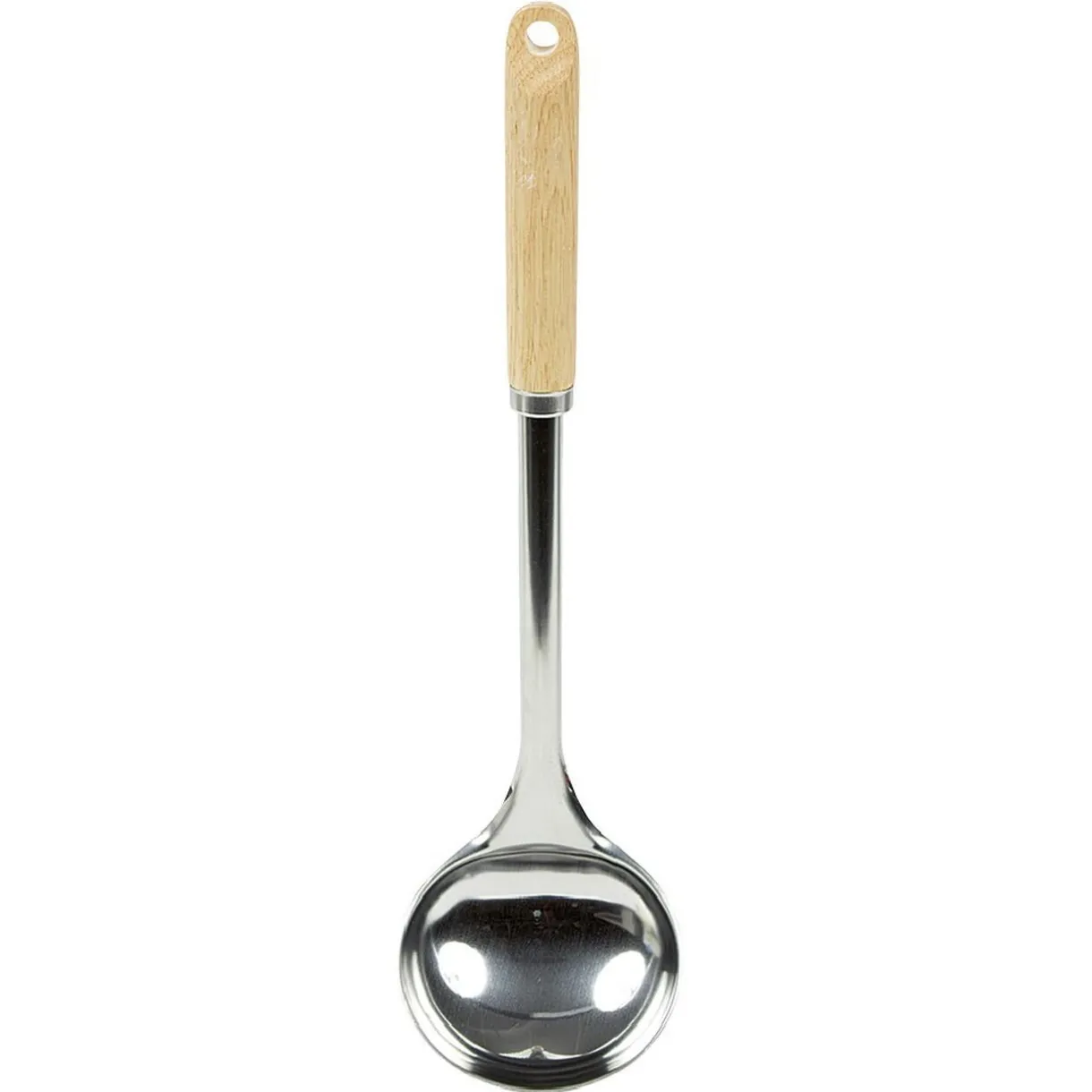 Gifi Louche en inox avec manche en bois Hot