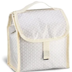 Gifi Lunch bag réfrigérant beige et gris motif macramé Sale