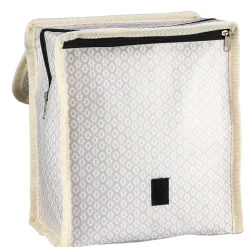 Gifi Lunch bag réfrigérant beige et gris motif macramé Sale
