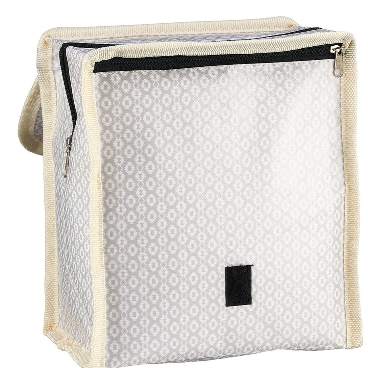 Gifi Lunch bag réfrigérant beige et gris motif macramé Sale
