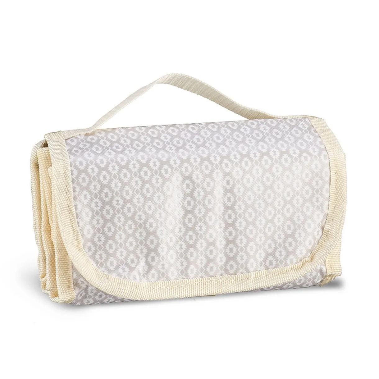 Gifi Lunch bag réfrigérant beige et gris motif macramé Sale