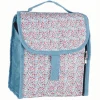 Gifi Lunch bag réfrigérant blanc et bleu motif fleuri rouge 2,3 L Outlet