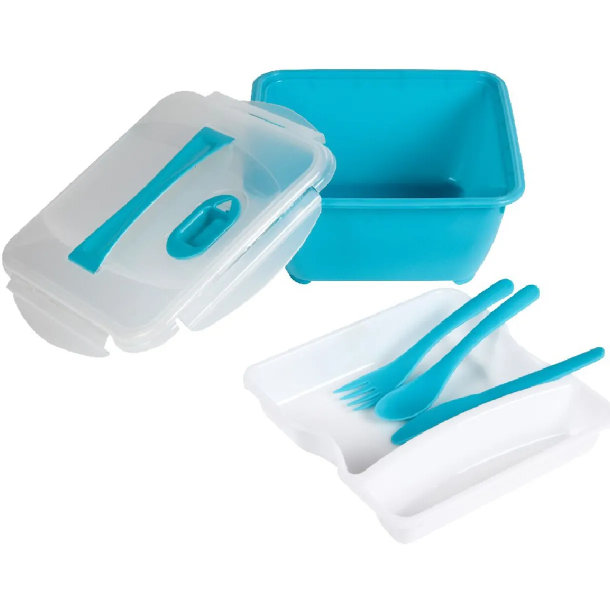 Gifi Lunch box compartimentée avec couverts Online