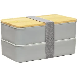 Gifi Lunch box couvercle bambou x2 Hot