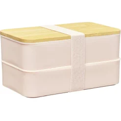 Gifi Lunch box couvercle bambou x2 Hot