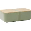 Gifi Lunchbox en plastique avec couvercle bambou +sangle silicone 900 ml New