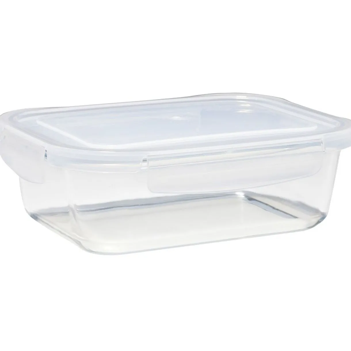 Gifi Lunchbox en verre x2 avec couvercle 1,05L et 1,5L