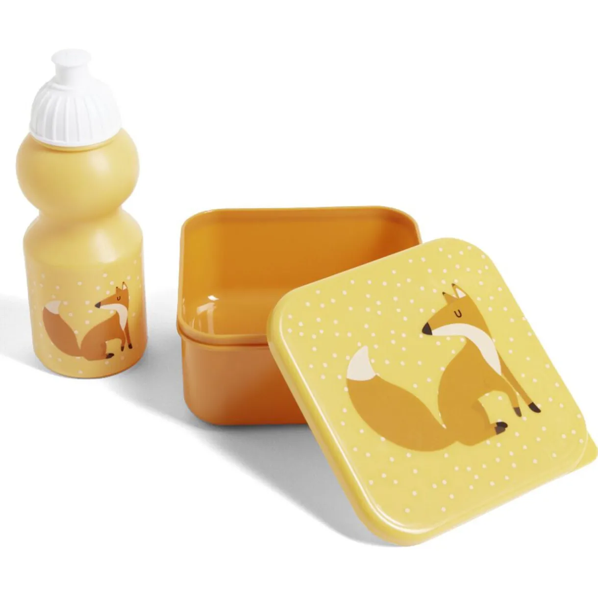 Gifi Lunchbox enfant 720ml avec gourde 350ml et sac de transport renard orange Online