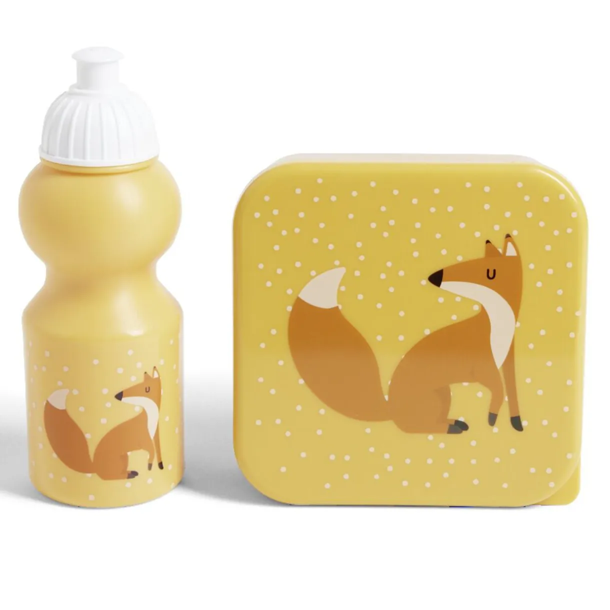 Gifi Lunchbox enfant 720ml avec gourde 350ml et sac de transport renard orange Online