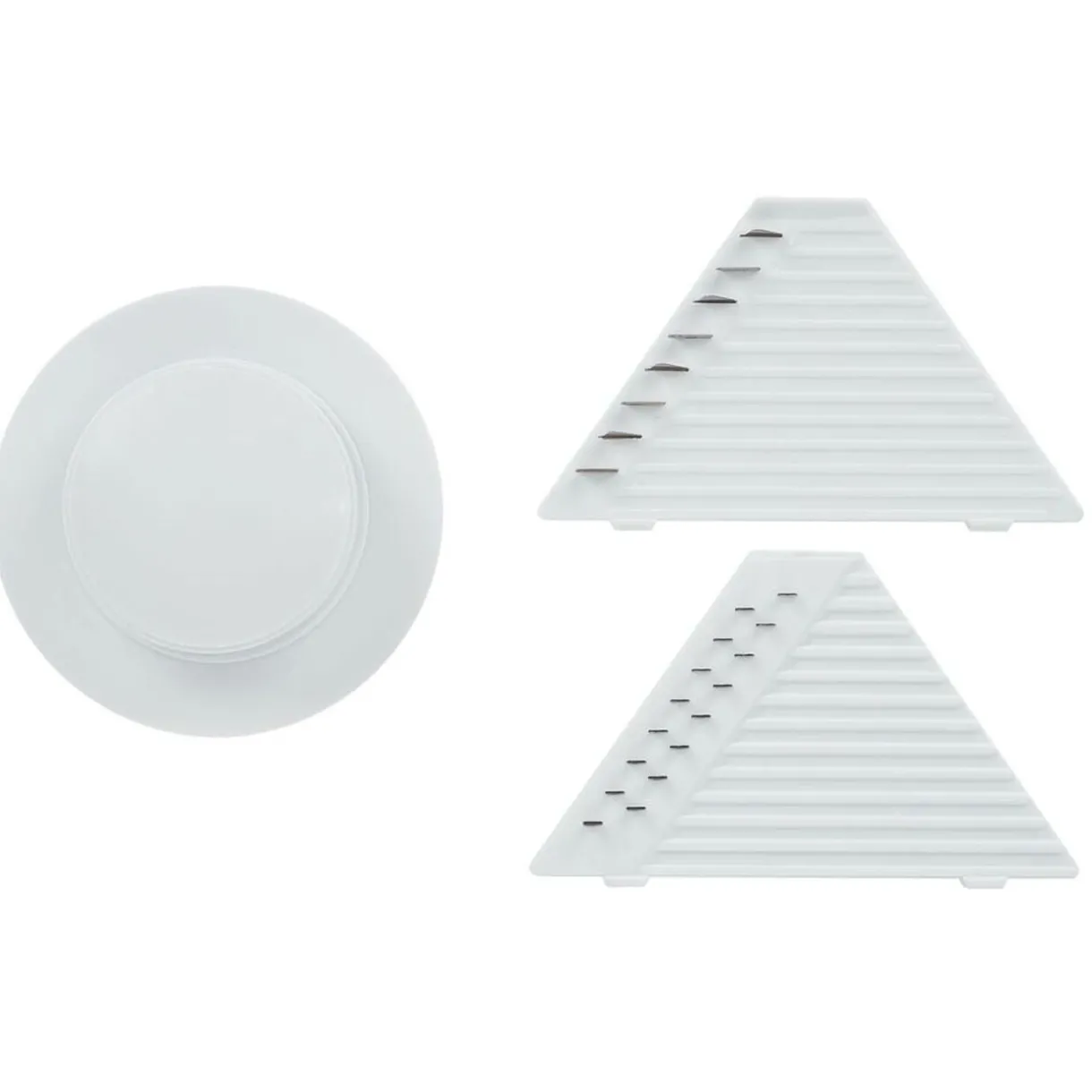 Gifi Mandoline multiusage 4 accessoires inox et plastique blanc Sale