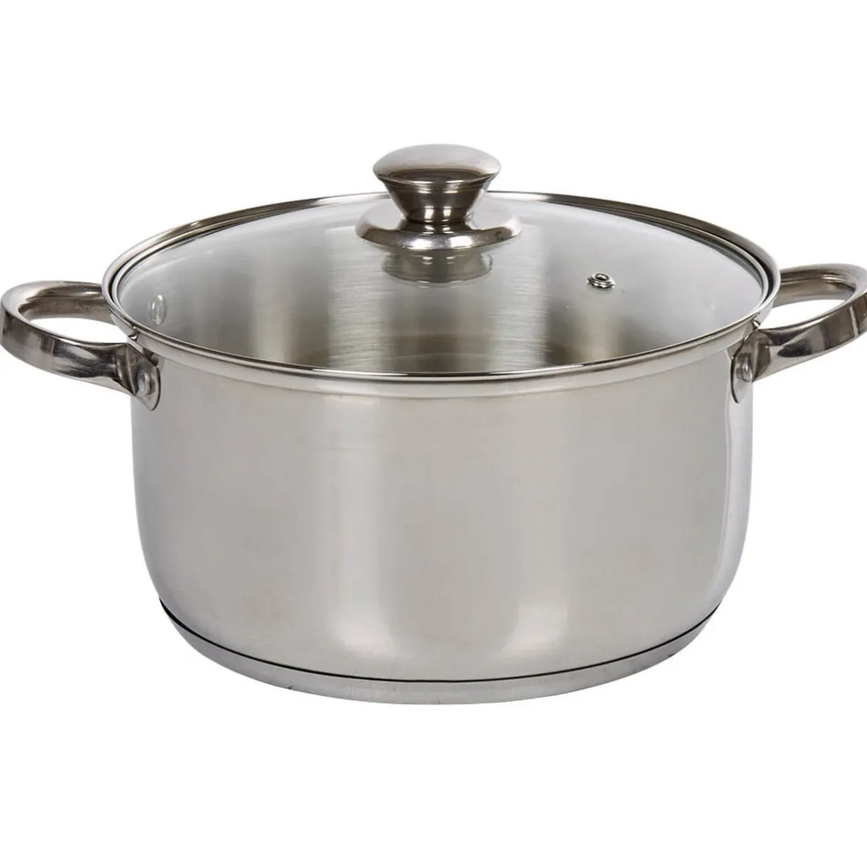 Gifi Marmite anti adhésive inox couvercle en verre New