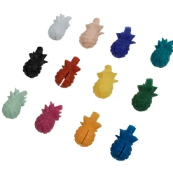 Gifi Marqueur pour verre en silicone ananas X 12 New