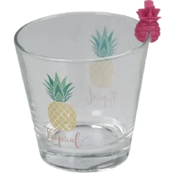Gifi Marqueur pour verre en silicone ananas X 12 New