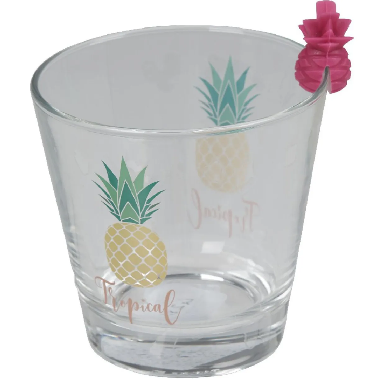 Gifi Marqueur pour verre en silicone ananas X 12 New