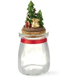 Gifi Mini bonbonnière de Noël en verre Best
