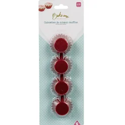 Gifi Mini caissette à muffin aluminium rouge x80 Clearance