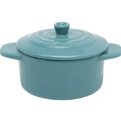 Gifi Mini cocotte ronde bleu turquoise Hot