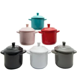 Gifi Mini cocotte ronde gris New