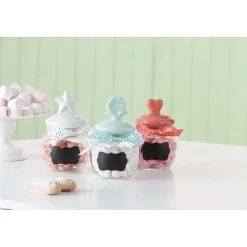 Gifi Mini-Bonbonnière ardoise en verre Best