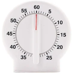 Gifi Minuteur de cuisine blanc Discount