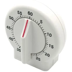 Gifi Minuteur de cuisine blanc Discount