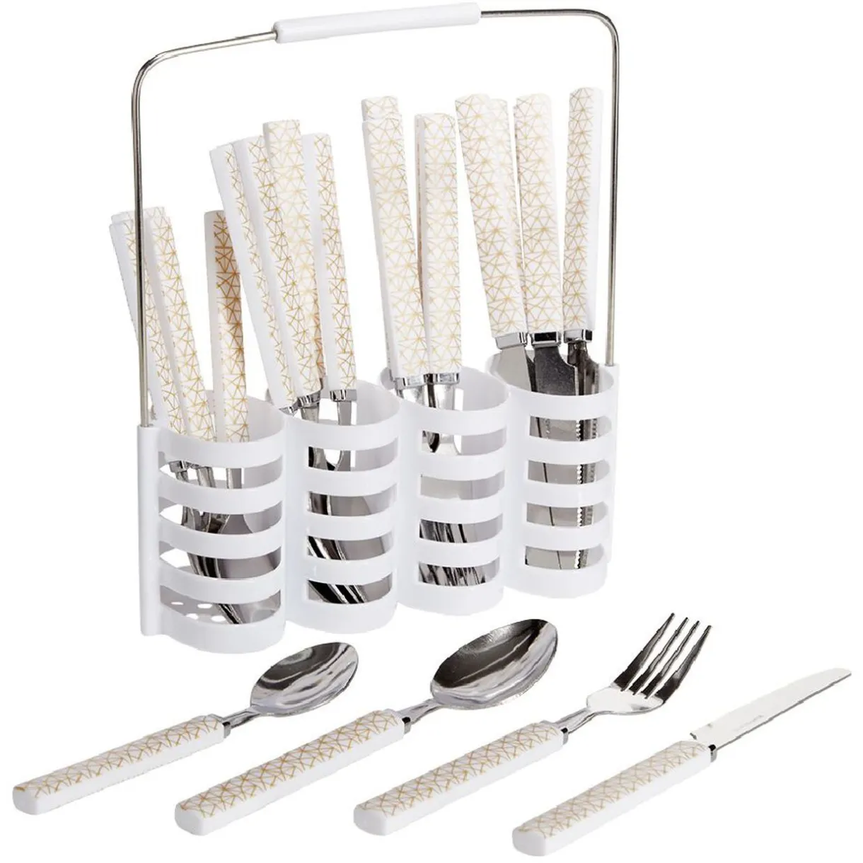 Gifi Ménagère 24 couverts + présentoir