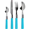 Gifi Ménagère 24 pièces bleu fluo Clearance