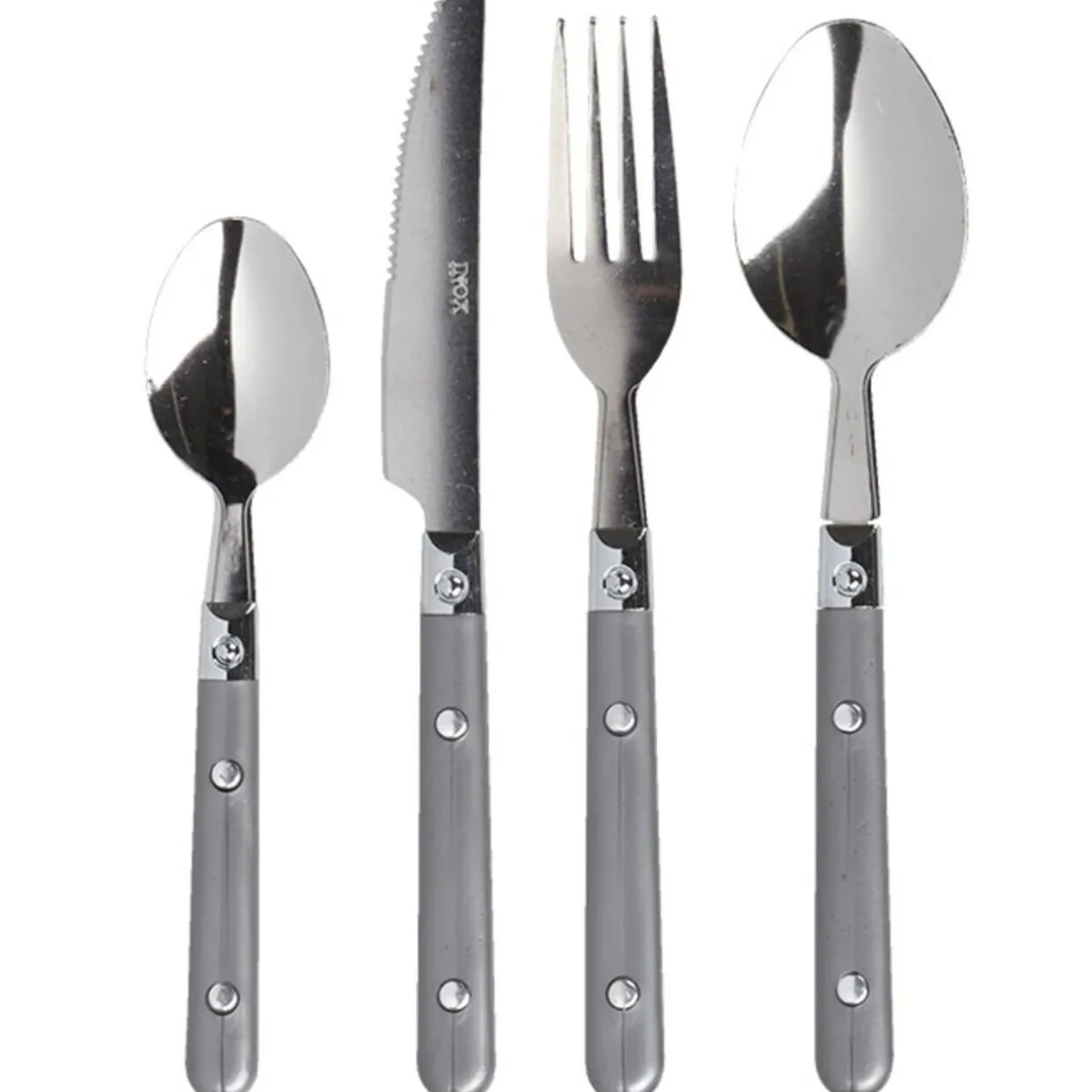 Gifi Ménagère 16 pièces gris