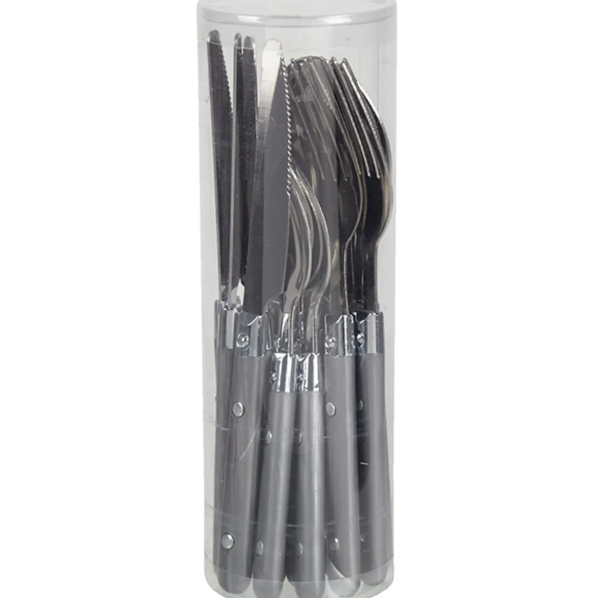 Gifi Ménagère 16 pièces gris