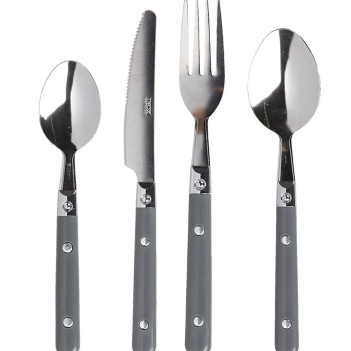 Gifi Ménagère 16 pièces gris