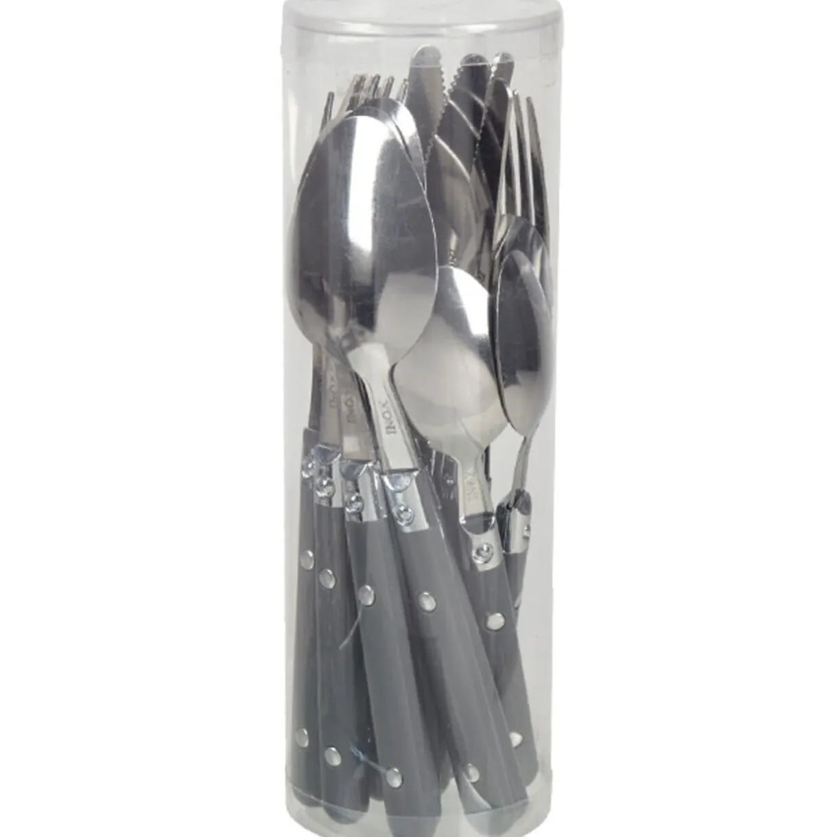 Gifi Ménagère 16 pièces gris