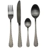 Gifi Ménagère 16 pièces inox noir