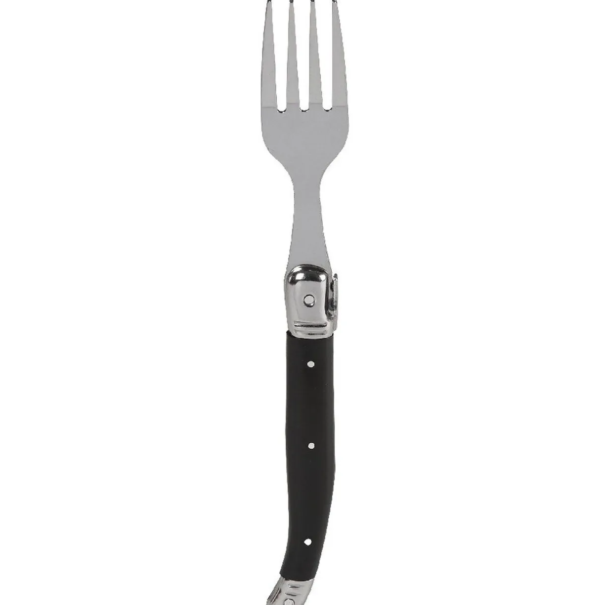 Gifi Ménagère 32 pièces noir et gris chromé Clearance