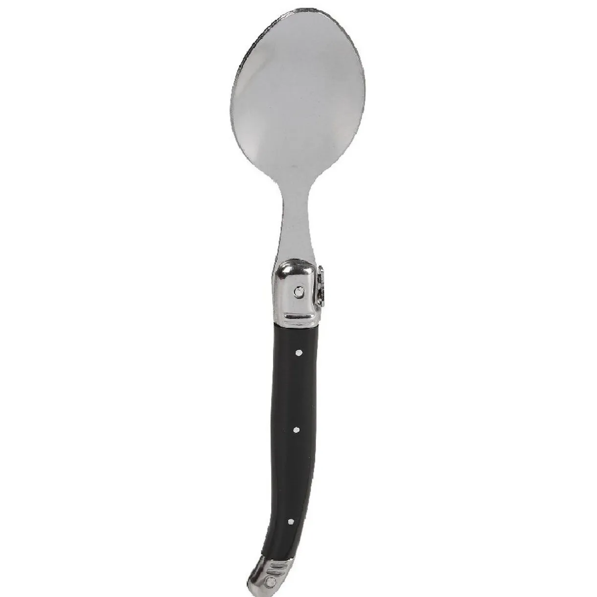 Gifi Ménagère 32 pièces noir et gris chromé Clearance