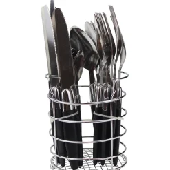 Gifi Ménagère 24 pièces noire