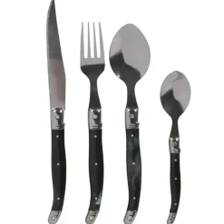 Gifi Ménagère 24 pièces noire Muranu Outlet