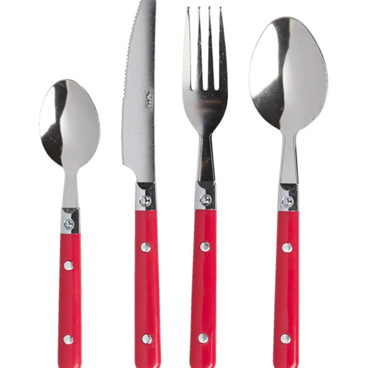 Gifi Ménagère 16 pièces rouge