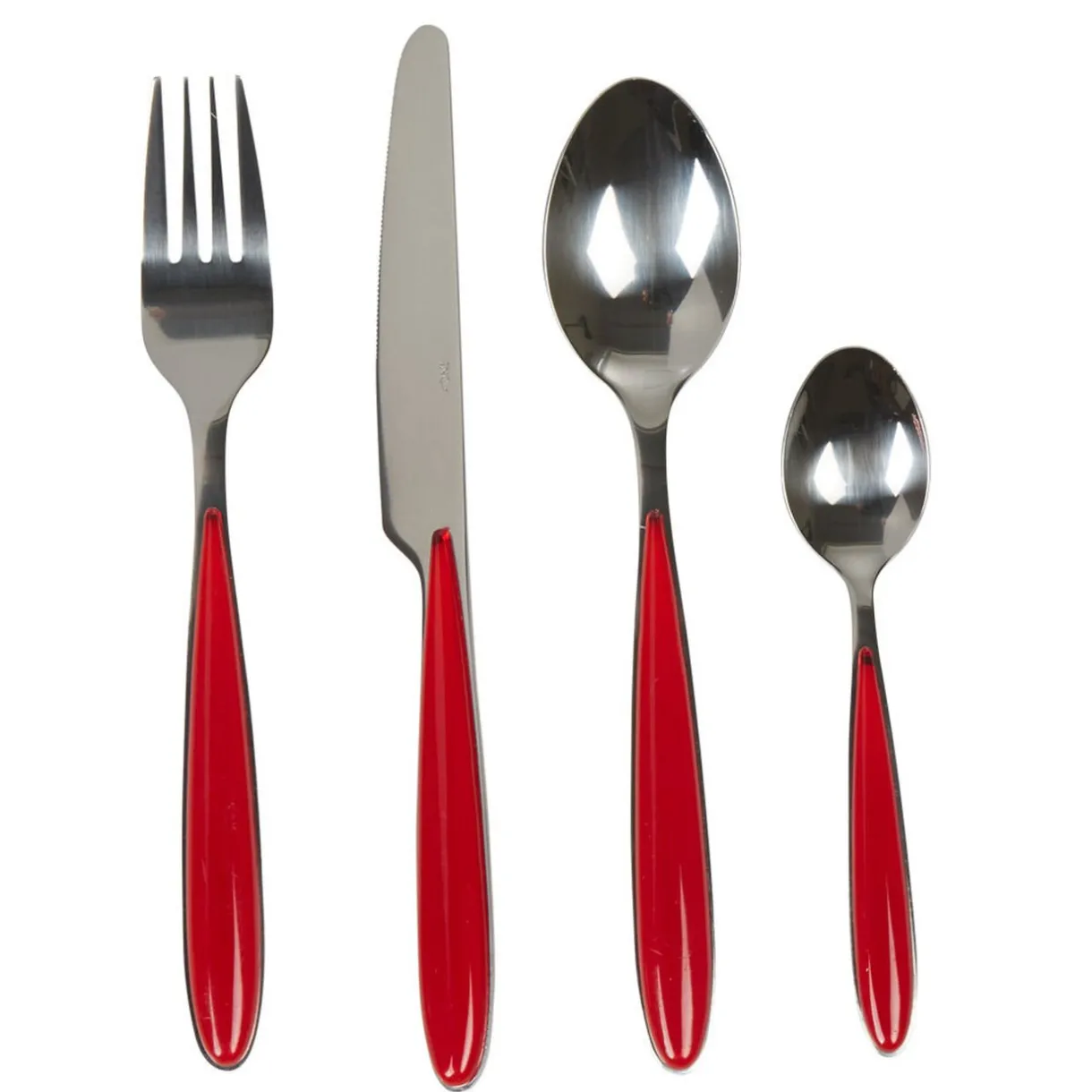 Gifi Ménagère 24 pièces rouge