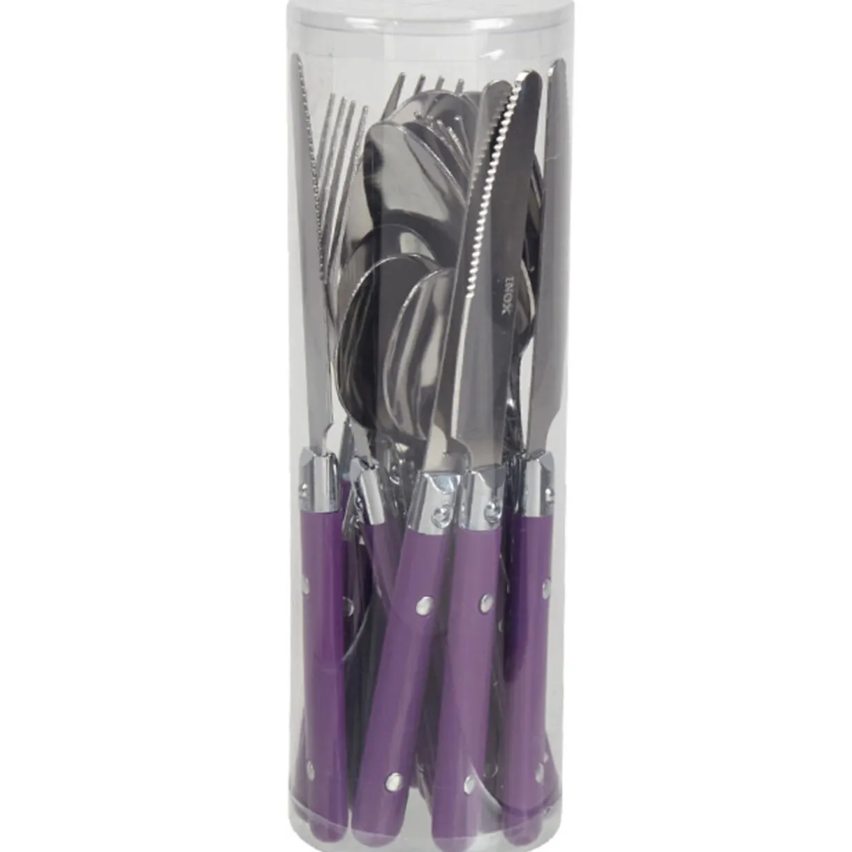 Gifi Ménagère 16 pièces violet