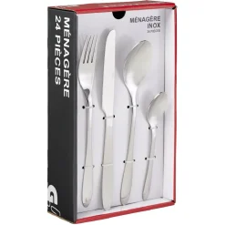 Gifi Ménagère inox 24 pièces
