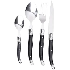 Gifi Ménagère inox manche gris 24 pièces