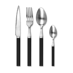 Gifi Ménagère Laguiole Cottage 16pcs inox manche noir