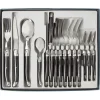 Gifi Ménagère Laguiole inox gris anthracite 16 pièces