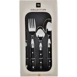 Gifi Ménagère noir et argent Bastille 24 pièces Sale