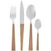 Gifi Ménagère scandinave 24 pièces effet bois
