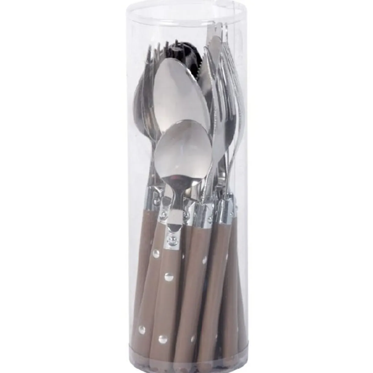 Gifi Ménagère taupe 16 pièces Best