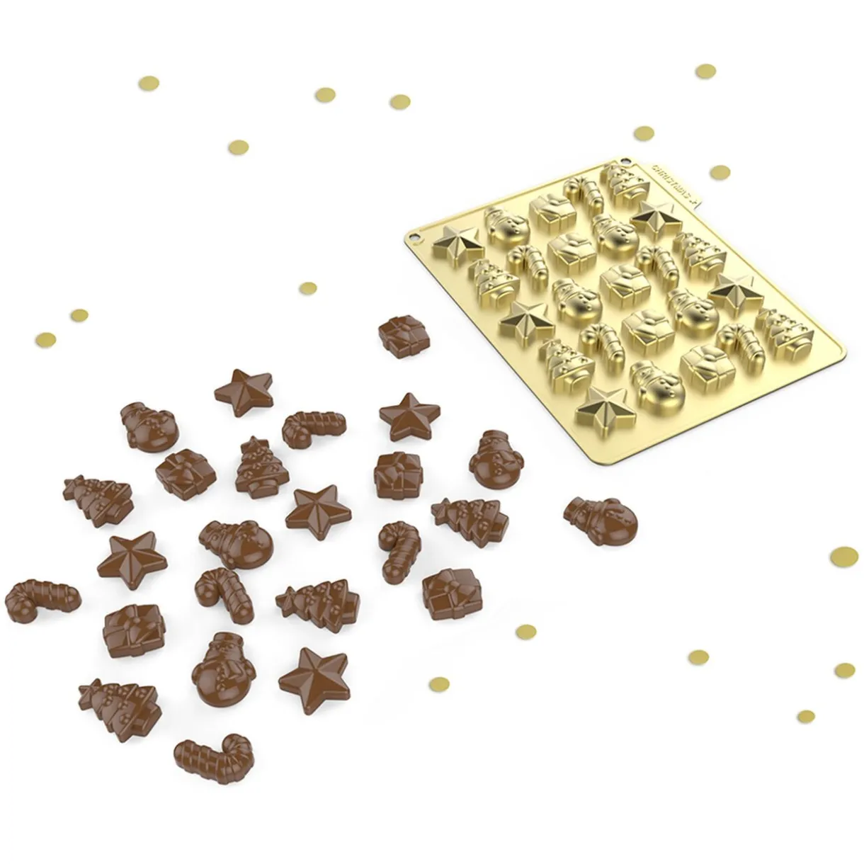 Gifi Moule à chocolats de Noël en silicone New